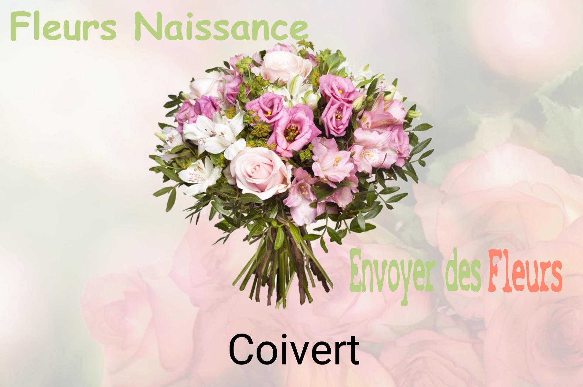 Bouquet de fleurs de naissance livré à Coivert